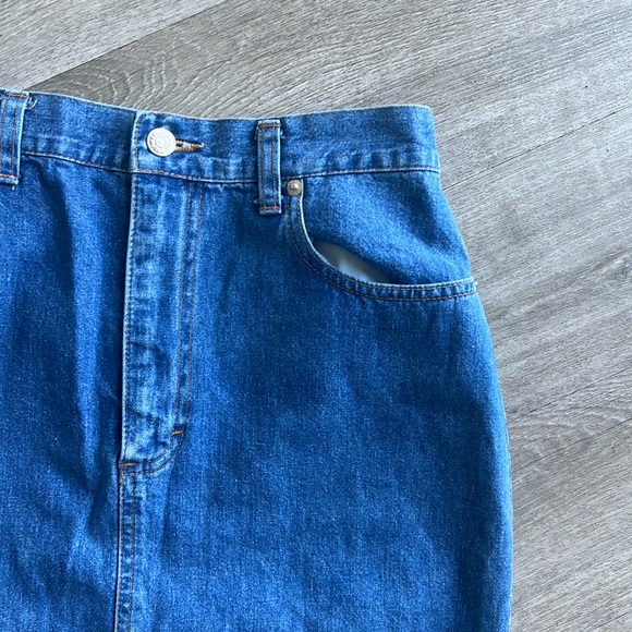 Ralph Lauren Denim Skirt Vintage - Picture 2 of 12